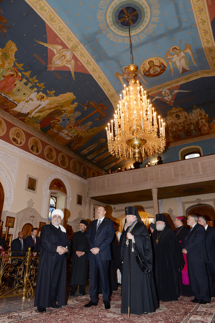 Президент Ильхам Алиев принял участие в открытии Православного религиозно-культурного центра Бакинской и Азербайджанской епархии (ФОТО)