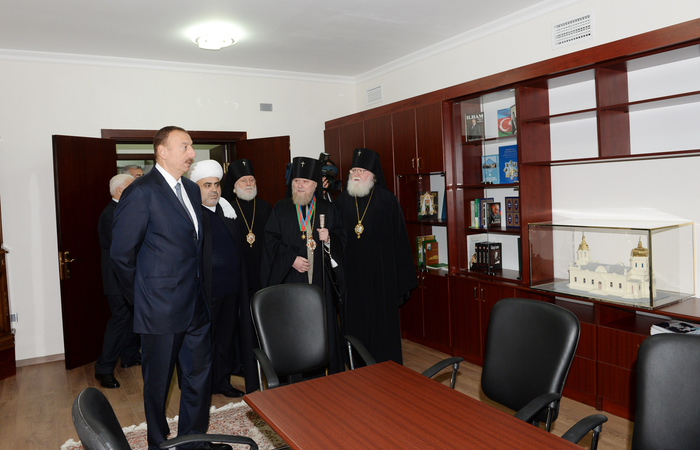 Президент Ильхам Алиев принял участие в открытии Православного религиозно-культурного центра Бакинской и Азербайджанской епархии (ФОТО)