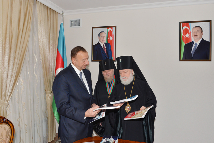 Президент Ильхам Алиев принял участие в открытии Православного религиозно-культурного центра Бакинской и Азербайджанской епархии (ФОТО)