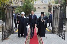 Президент Ильхам Алиев принял участие в открытии Православного религиозно-культурного центра Бакинской и Азербайджанской епархии (ФОТО)