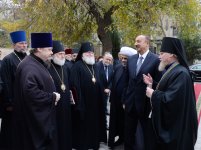 Президент Ильхам Алиев принял участие в открытии Православного религиозно-культурного центра Бакинской и Азербайджанской епархии (ФОТО)