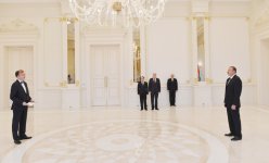 Президент Азербайджана принял верительные грамоты посла Финляндии