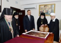 Президент Ильхам Алиев принял участие в открытии Православного религиозно-культурного центра Бакинской и Азербайджанской епархии (ФОТО)