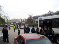 В Баку проведена акция по пропаганде ПДД - нарушение правил остановки и стоянки  (ФОТО)