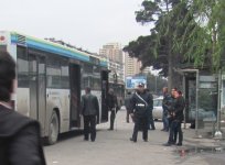 В Баку проведена акция по пропаганде ПДД - нарушение правил остановки и стоянки  (ФОТО)