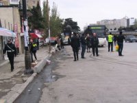 В Баку проведена акция по пропаганде ПДД - нарушение правил остановки и стоянки  (ФОТО)