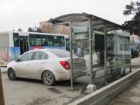 В Баку проведена акция по пропаганде ПДД - нарушение правил остановки и стоянки  (ФОТО)