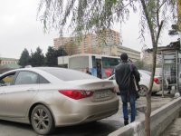 В Баку проведена акция по пропаганде ПДД - нарушение правил остановки и стоянки  (ФОТО)