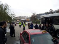 В Баку проведена акция по пропаганде ПДД - нарушение правил остановки и стоянки  (ФОТО)