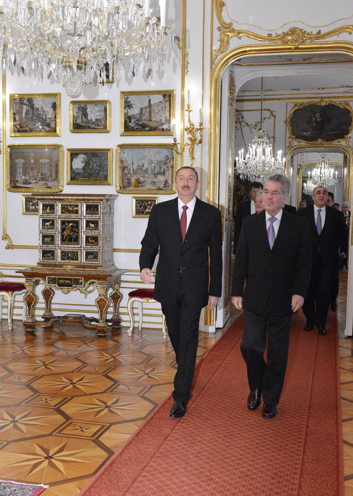 Ильхам Алиев встретился с Президентом Австрии (ФОТО)