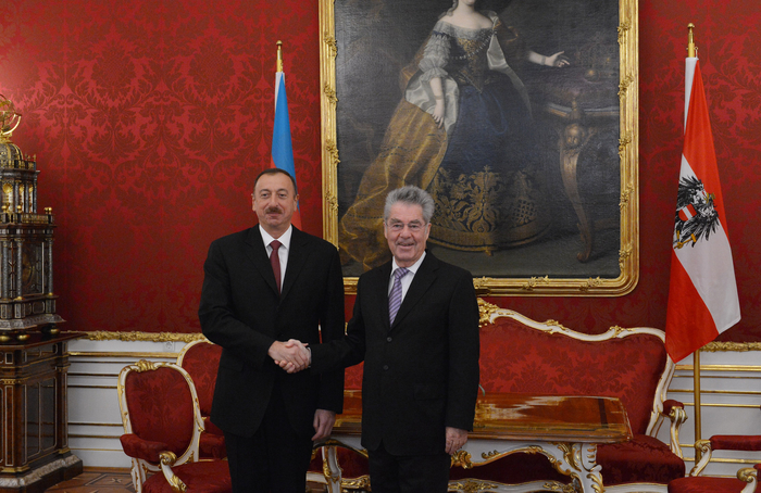 Ильхам Алиев встретился с Президентом Австрии (ФОТО)