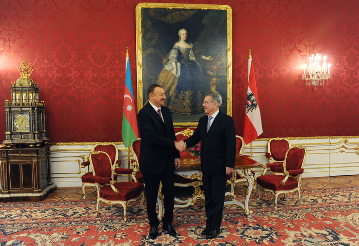 Ильхам Алиев встретился с Президентом Австрии (ФОТО)