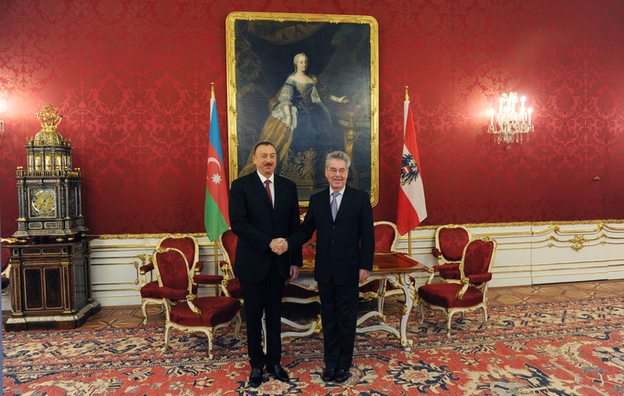 Ильхам Алиев встретился с Президентом Австрии (ФОТО)