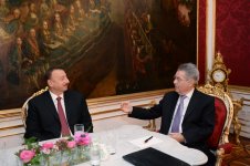 Ильхам Алиев встретился с Президентом Австрии (ФОТО)