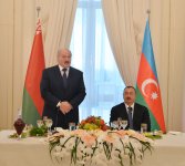 От имени Президента Азербайджана был устроен официальный прием в честь Александра Лукашенко (ФОТО)