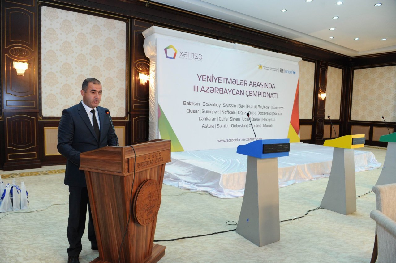 В Нахчыване завершился чемпионат Азербайджана по игре "Хамса" среди школьников (ФОТО)