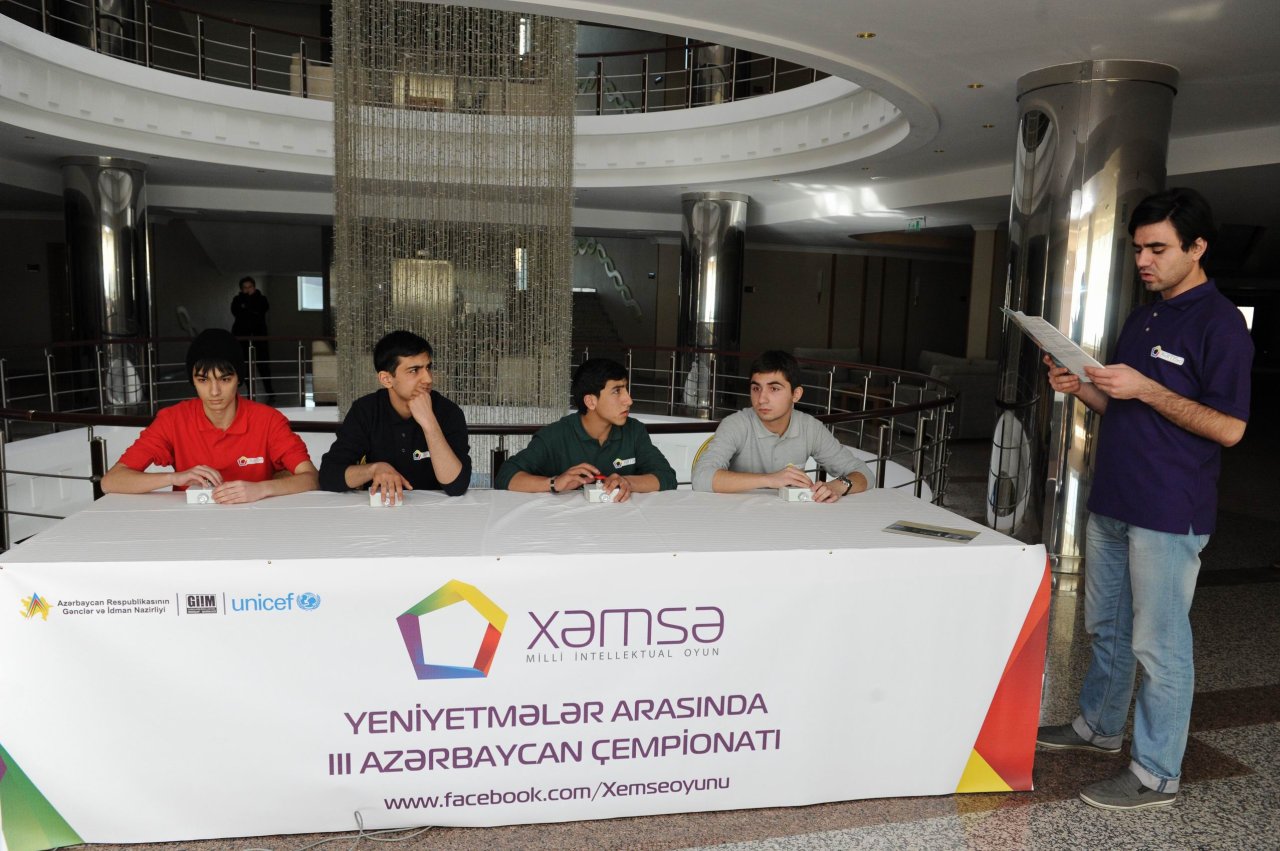 В Нахчыване завершился чемпионат Азербайджана по игре "Хамса" среди школьников (ФОТО)