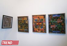 Вернисаж азербайджанских художников: керамика, батик, гобелены (ФОТО)