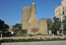 Президент Ильхам Алиев и его супруга ознакомились с работами по консервации, проводимыми в Девичьей башне (ФОТО)