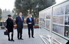 Президент Ильхам Алиев и его супруга ознакомились с работами по консервации, проводимыми в Девичьей башне (ФОТО)