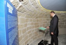 Президент Ильхам Алиев и его супруга ознакомились с работами по консервации, проводимыми в Девичьей башне (ФОТО)