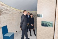 Президент Ильхам Алиев и его супруга ознакомились с работами по консервации, проводимыми в Девичьей башне (ФОТО)