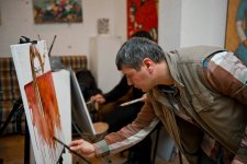 В Баку прошел пленэр "Под открытым небом" (ФОТО)