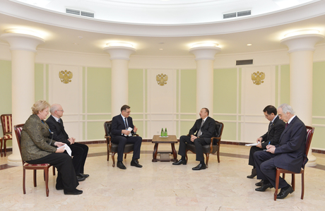 Президент Азербайджана встретился с премьер-министром Литвы (ФОТО)