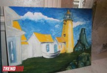 В Баку прошла выставка работ подростков с синдромом Дауна: Мир доброты и позитива (ФОТО)