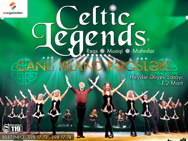 В Баку впервые выступит ирландская степ-группа "Celtic Legends"