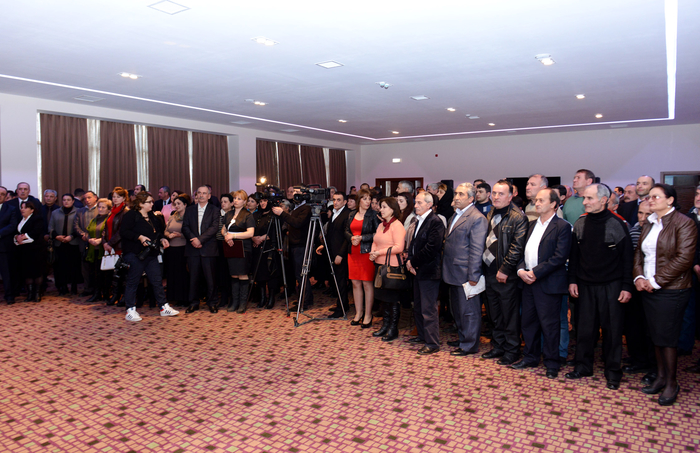 Президент Грузии побывал в Гахском районе (ФОТО)