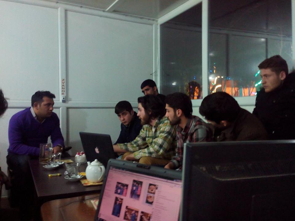 В Гяндже прошел мастер-класс фотографа Илькина Гусейнова (ФОТО)