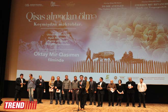 В Баку состоялась премьера фильма Огтая Миргасымова с участием актеров из Германии и Грузии (ФОТО)