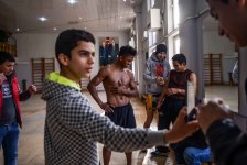 Двукратный победитель Мирового Гран-при по К-1 потренировался в Баку (фото)