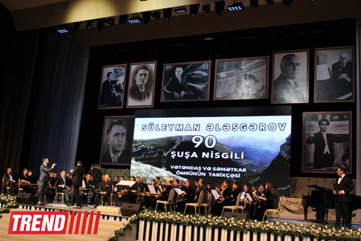 В Баку прошел театрализованный юбилейный вечер композитора Сулеймана Алескерова (ФОТО)