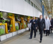 Президент Азербайджана принял участие в открытии новых предприятий в Сумгайыте (ФОТО)