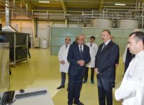 Президент Азербайджана принял участие в открытии новых предприятий в Сумгайыте (ФОТО)