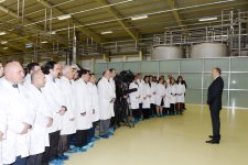 Президент Азербайджана принял участие в открытии новых предприятий в Сумгайыте (ФОТО)