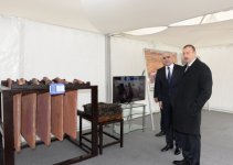 Президент Азербайджана принял участие в открытии новых предприятий в Сумгайыте (ФОТО)