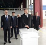 Президент Азербайджана принял участие в открытии новых предприятий в Сумгайыте (ФОТО)