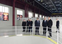 Президент Азербайджана принял участие в открытии новых предприятий в Сумгайыте (ФОТО)