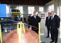 Президент Азербайджана принял участие в открытии новых предприятий в Сумгайыте (ФОТО)