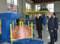 Президент Азербайджана принял участие в открытии новых предприятий в Сумгайыте (ФОТО)
