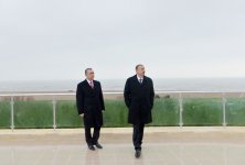 Президент Азербайджана принял участие в открытии новых предприятий в Сумгайыте (ФОТО)
