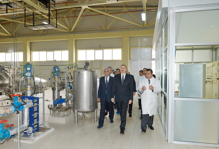 Президент Азербайджана принял участие в открытии новых предприятий в Сумгайыте (ФОТО)