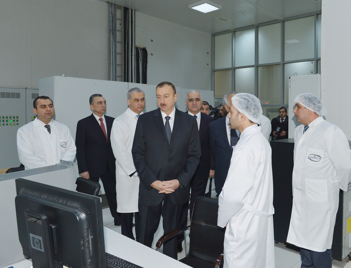 Президент Азербайджана принял участие в открытии новых предприятий в Сумгайыте (ФОТО)