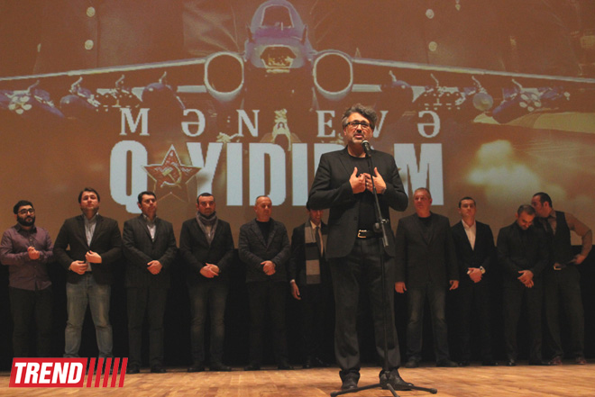 Героизм азербайджанских офицеров и командующего авиационным полком - презентация фильма "Я возвращаюсь домой" (ФОТО)