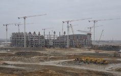 Президент Ильхам Алиев ознакомился с ходом строительства Бакинского Олимпийского стадиона (ФОТО)