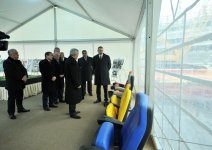 Президент Ильхам Алиев ознакомился с ходом строительства Бакинского Олимпийского стадиона (ФОТО)