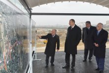 Ильхам Алиев ознакомился с ходом строительства дороги в направлении Олимпийского стадиона в Баку (ФОТО)